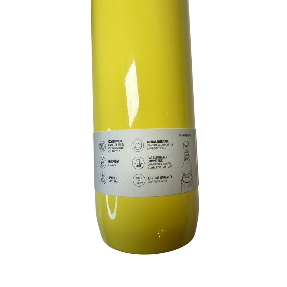 NWT Stanley All Day Slim Bottle 20 oz Daffodil Gloss Yellow Leakproof - Picture 4 of 8